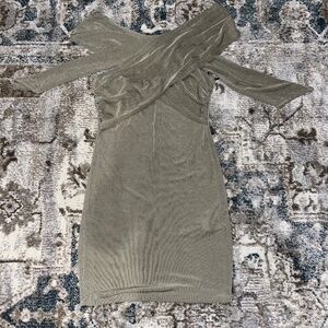 Green Forever 21 Neck-tied Dress